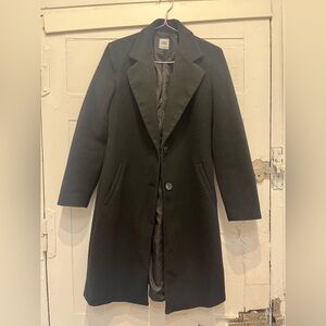 Zara black trench coat